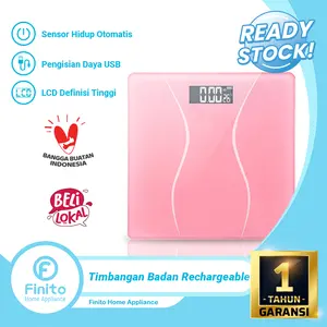 Smart Digital Body Fat Scale / Timbangan Badan Pintar Digital USB Rechargeable