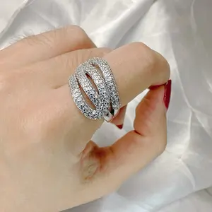 Beli 2 bonus 1 cincin/anting. C14 (02) cincin permata perhiasan wanita xuping 1