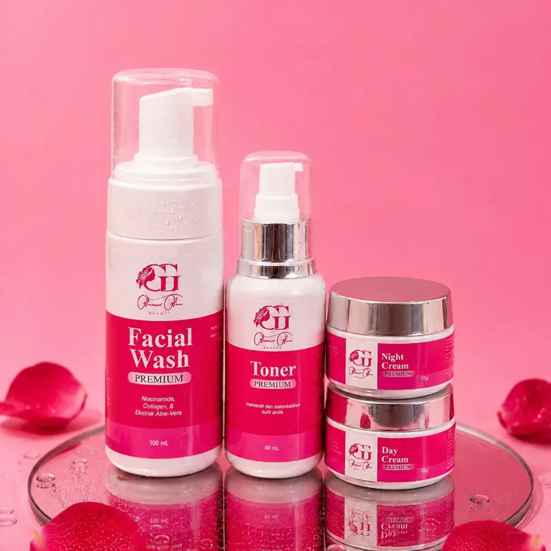 GGLOW PAKET WAJAH PREMIUM SKINCARE  Perawatan