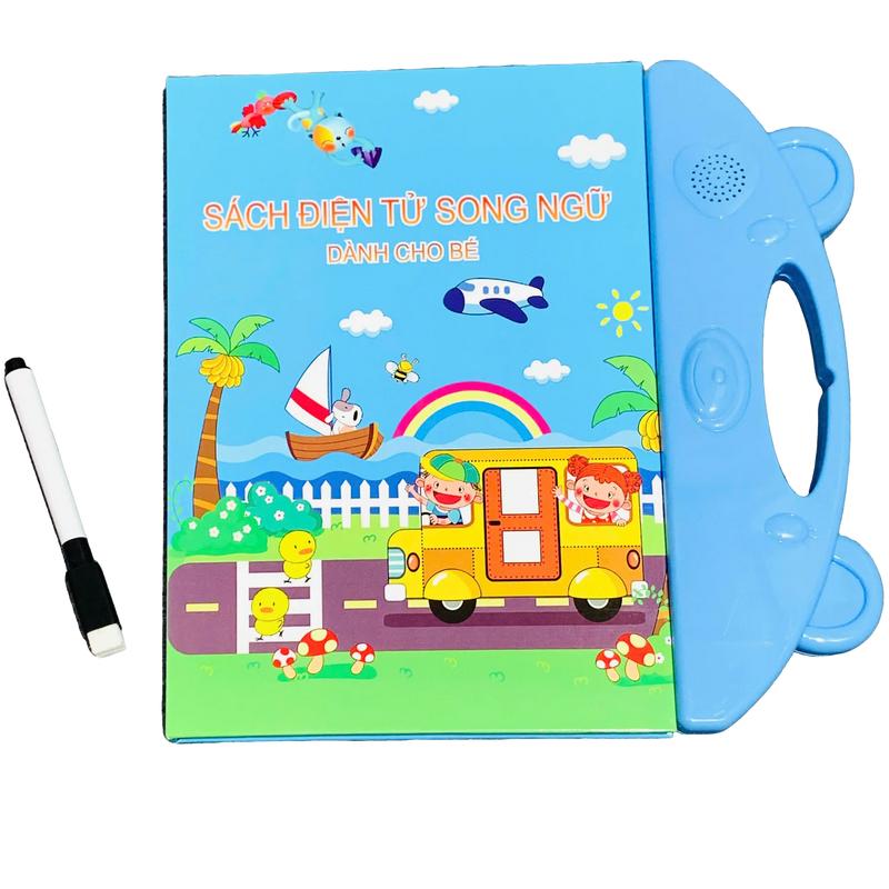 ( MẪU MỚI ) Sách nói điện tử song ngữ thông minh cho bé Anh - Việt cho bé từ 1- 7 tuổi