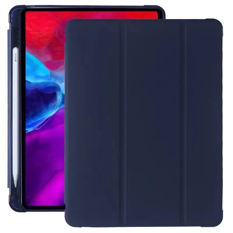 ￼SAMSUN9  TAB A9 A9 PLUS S6 LITE S10 PLUS S9 FE S9 FE PLUS S9 S9 PLUS A8 10,5 X200-X205 TAB S7 S8 S7 FE S7 PLUS S8 PLUS TRI-FOLD FLIP SILICONE SMART CASING AUTO WAKE WITH HOLD PEN 6