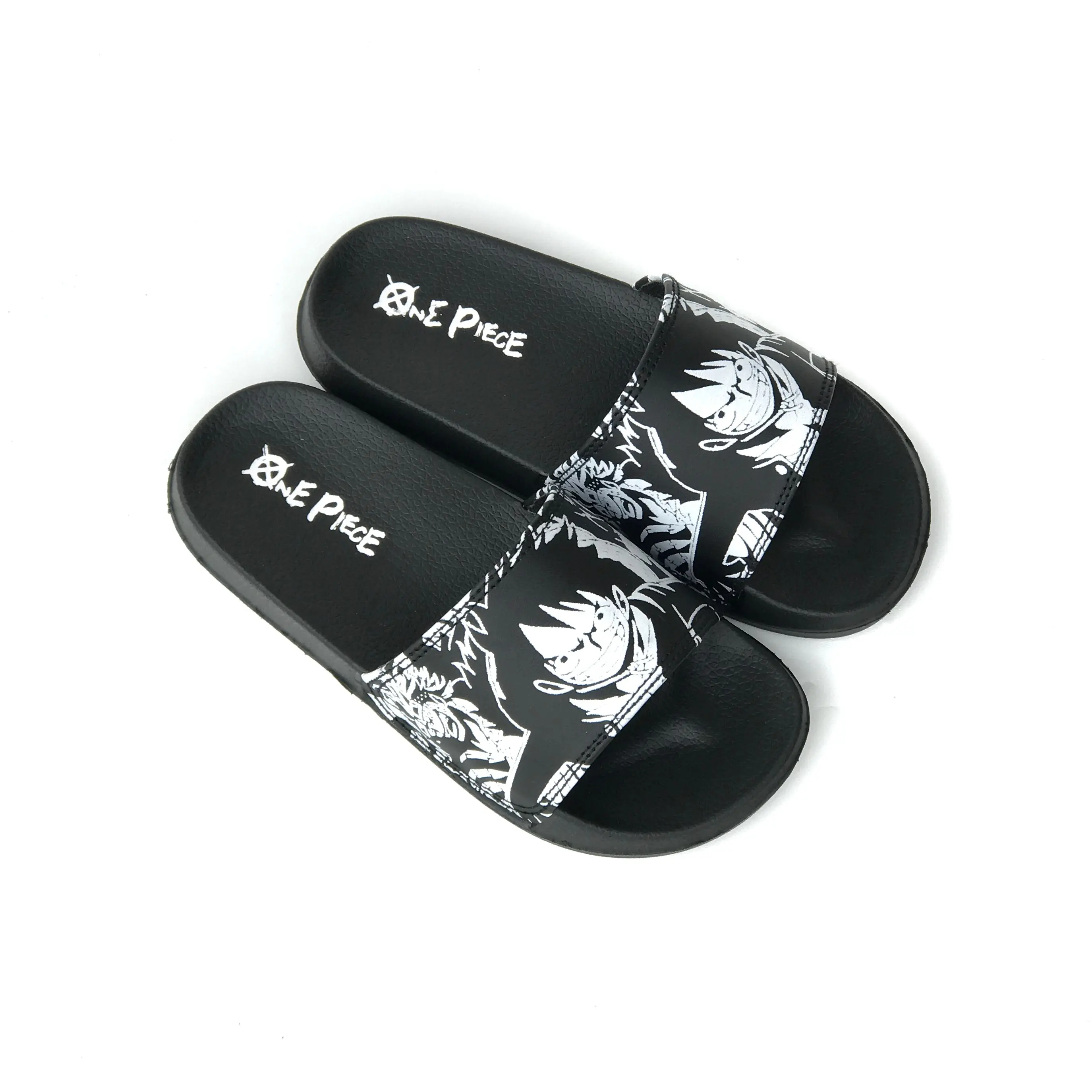 One Piece Sandal Selop Karakter Fashion Anak Laki-Laki Perempuan Usia 5-13 Tahun Bahan Ringan Dan Empuk