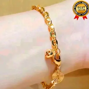 gelang tangan wanita dewasa nuri kaca titanium anti karat Bracelets