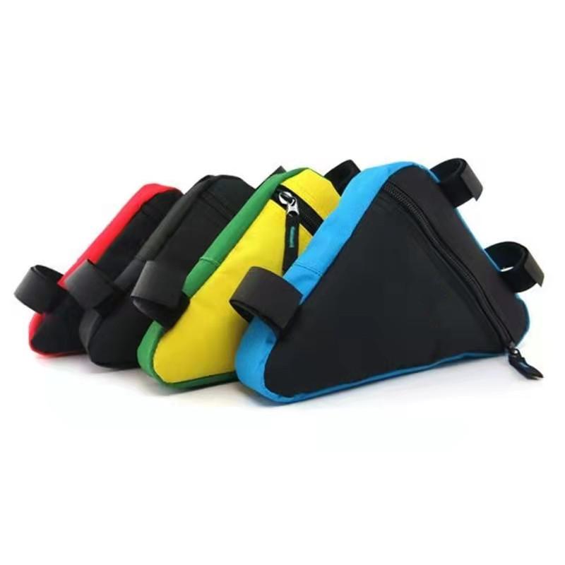 Product Introduction of Multicolour Bike Bicycle Bag Front Tube Frame Handlebar Waterproof Cycling Bags Triangle Pouch Frame Holder Bicycle Accessories 30