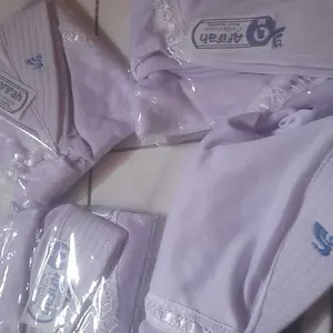 Kerudung Sekolah Instant Pita Samping TK SD SMP Dewasa Muslim Jilbab Anak Serut ukuran m 9-10 tahun