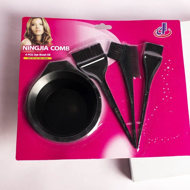 DIY hair dyeing tool baking oil bowl perm tool 4-piece baking oil set