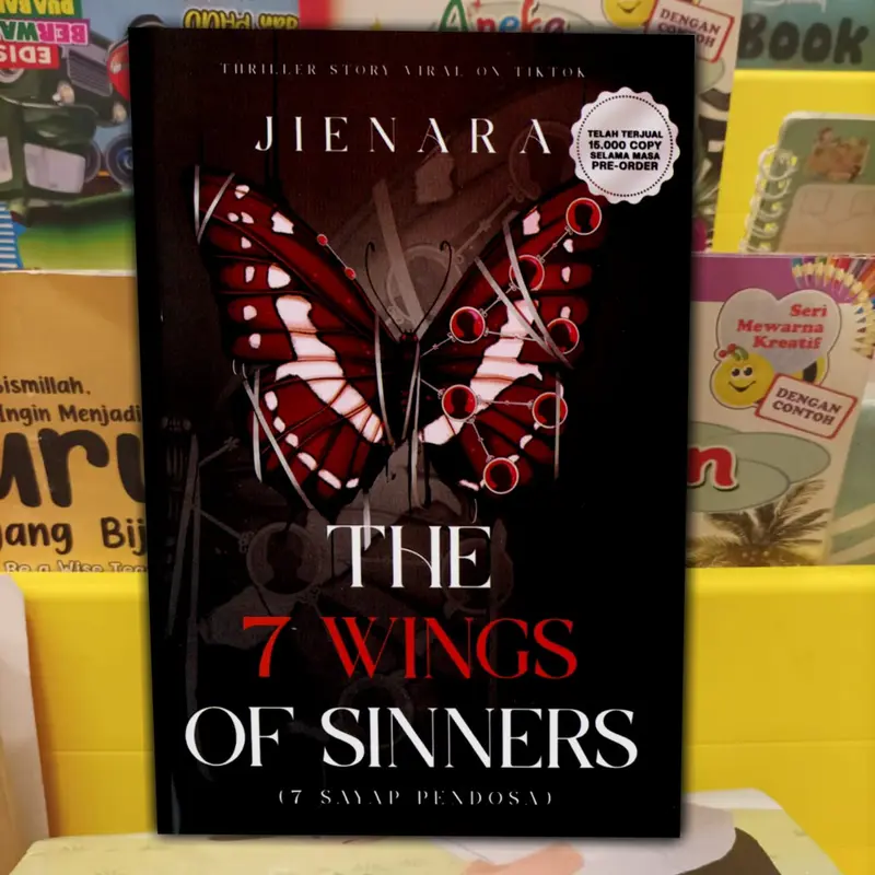 Novel 7 Sayap Pendosa The 7 Wings Of Sinners by Jienara // Kertas Kuning Bookpaper 0