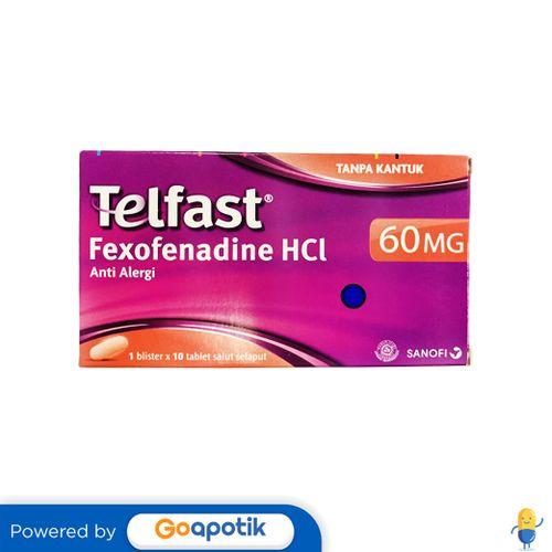 TELFAST 60 MG BOX 10 TABLET