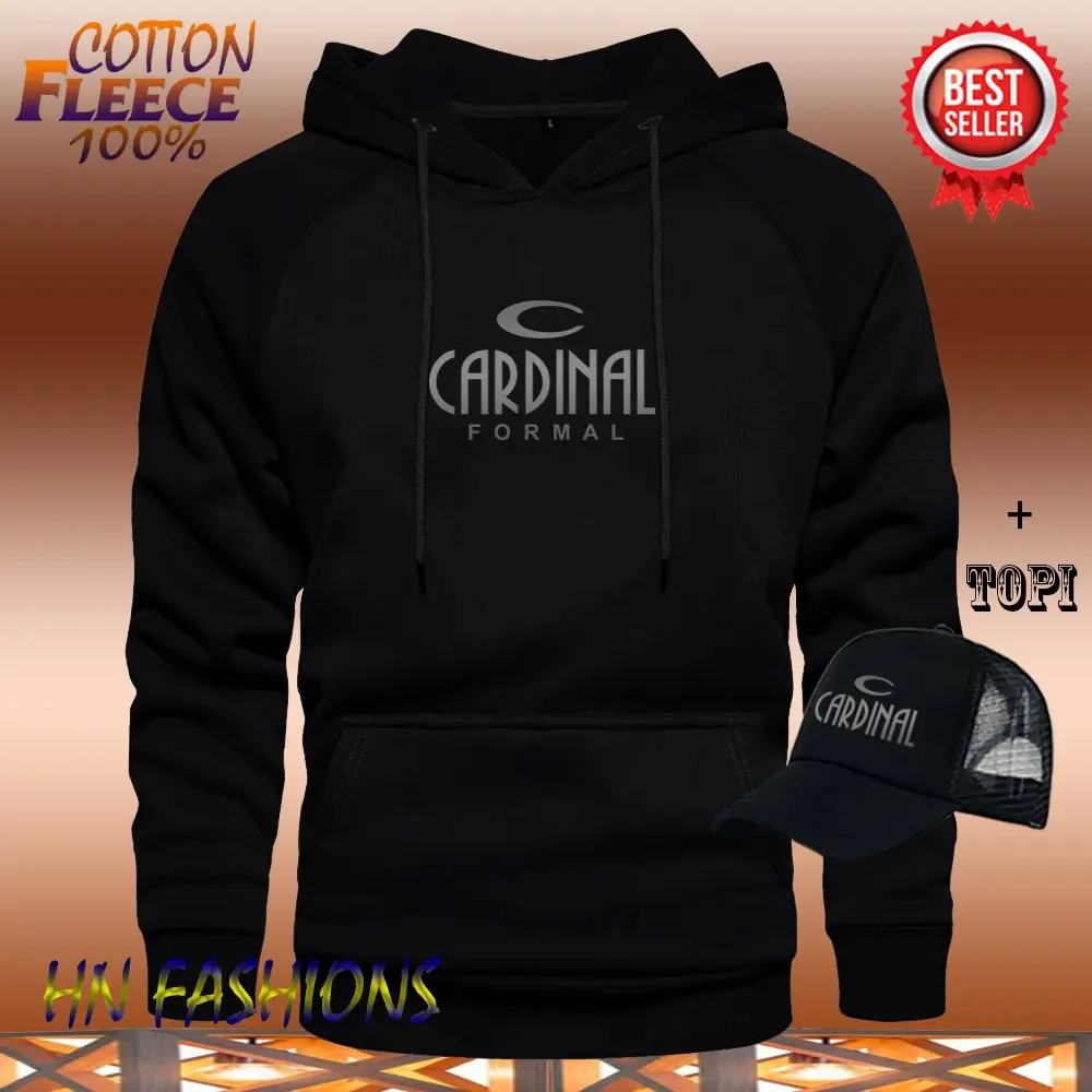 HN FASHION90 - Bonus Topi..!!! Hoodie Cardinal Formal Keren Silver - Sweater Hoodie - Hoodie pria & wanita - Hoodie High Premium - Hoodie Musim Dingin Kece - Hoodie Murah - Hoodie Dewasa