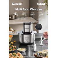 Gambar Samono Food Chopper SW-C500 Mangkuk Stainless 5 Liter dari utamamegaelectric Kota Tangerang Selatan 1 Tokopedia