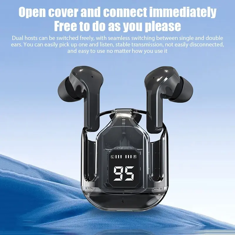 TWS Air31 Earphone Wireless Bluetooth 5.3 Headphones Sport Headsets Gaming Noise Reduction Earbuds 3