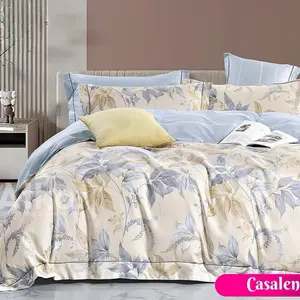 BEDCOVER SET PREMIUM MOTIF CASALENA BAHAN KATUN BAMBO
