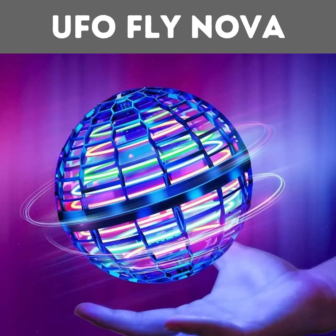 UFO Fly Nova - Mainan bola ufo terbang Fly Nova Spinner Anti Jatuh