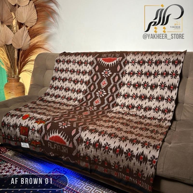 Sarung Goyor ATBM Merk Al Fajri , Jahitan tengah Free Tote bag Bahan Rayon viscose 100% Original 0