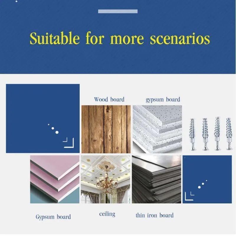 50set M6x30/ M8x32 Angkur Baut Tembok Sekrup Wall Anchor Tembok Sekrup Dinding Tembok Angkur Baut ekspansi besi, sekrup ekspansi logam, paku dinding semen