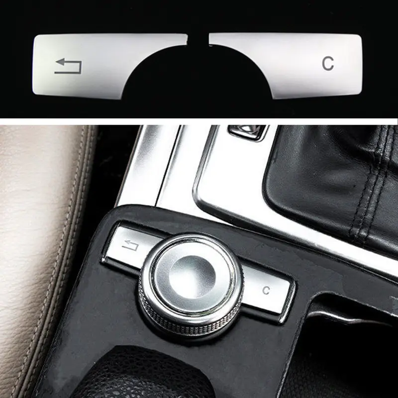 Bảng Điều Khiển Xe Hơi, Nắp Nút Công Tắc Đa Phương Tiện, Với Kim Sa, Cho Mercedes Benz C E Class W204 W212 GLK X204, Nút Âm Lượng 3