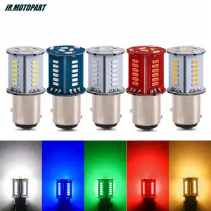 [Jrmoto] Lampu belakang LED mobil dan motor, bohlam LED, lampu rem berkedip, bohlam rem LED mobil warna universal, lampu kabel mobil Car Kendaraan