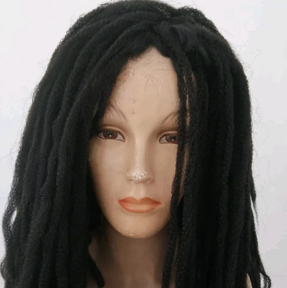wig gimbal sintetis glangsing panjang 45 cm