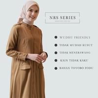 Gambar NRS Series - Baju Pdh Wanita Gamis Pemda Seragam Kerja Kekinian - S, Khaki Pemda dari NRS Series_NEW Kab. Tasikmalaya 4 Tokopedia
