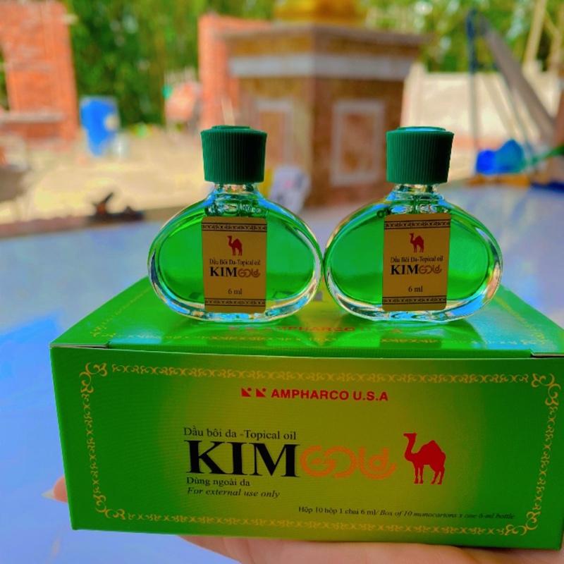   2 chai  Dầu gió Kim XANH Lạc đà 