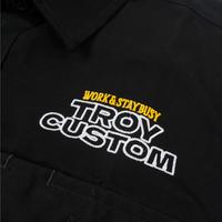 Gambar Troy Company Workshirt Workwear Engineers Black Finish - Kemeja Kerja Pria Hitam WS 2649 - L dari Troy Company Kab. Sleman 5 Tokopedia