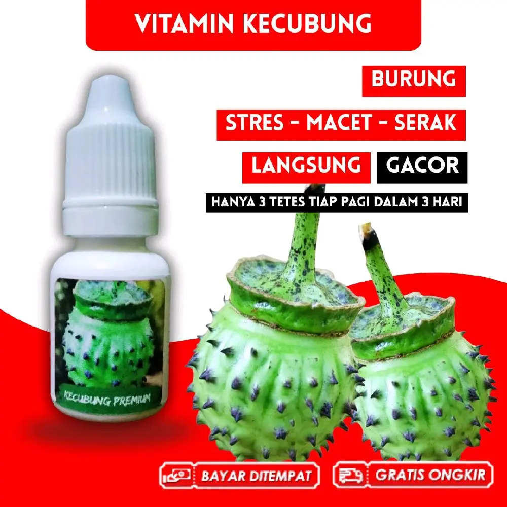 Vitamin Sari Kecubung Wulung Premium Penggacor Burung Kicau