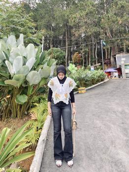 Product Review of ORE - Celana Jysso Cutbray Jeans Highwaist Wanita terbaru Size 27-34 Strecht  Kaki Nyaman from a**s 0
