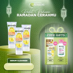 GARNIER - Facial Foam - Sabun Wajah All Variant Twinpack - Brightening - Acne - Skin Barrier - Jerawat