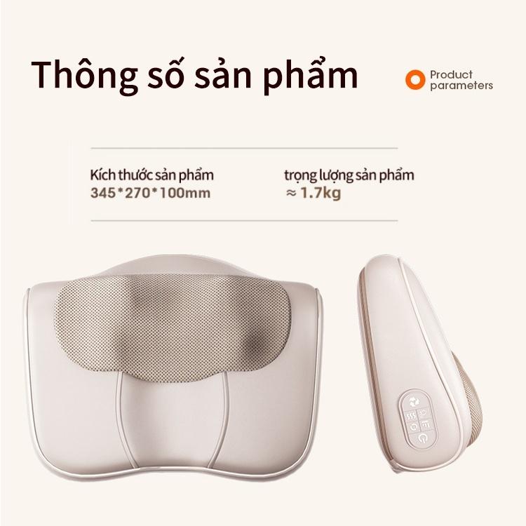 Máy Massage Cổ Và Lưng Shiatsu Bằng Điện, Jinkairui, Với Gối Mát Xa Bằng Nhiệt, Thích Hợp Cho Nam Và Nữ, Máy Massage Vai Nhào Sâu, Cho Cơ Toàn Thân, Tại Nhà Và Văn Phòng, Tuyệt Vời Làm Quà Tặng 2
