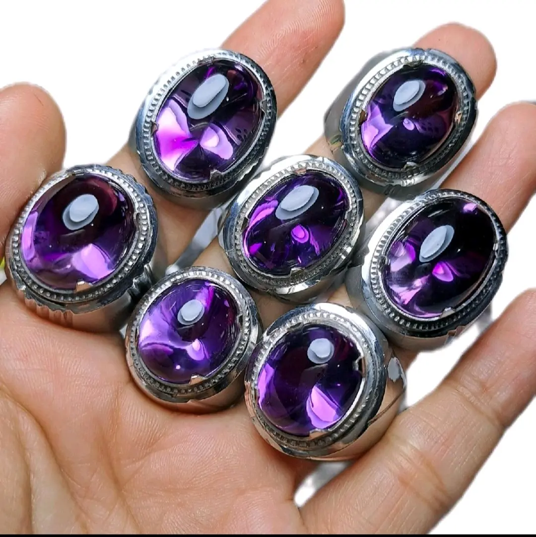 BN live batu bungur on ring monel handmade 175