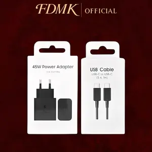 Charger For Samsung 45W Super Fast Charging Power Delivery Adapter USB-C Kabel Data C to C Adaptor Cabel