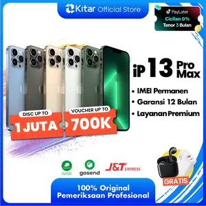 [Secondhand] iPhone 13 Pro Max ex iBox Beacukai IMEI Permanen Garansi 12 Bln Kualitas Teruji Resmi FULLSET 128GB 256GB 512GB 1TB