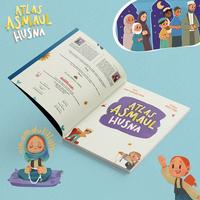 Gambar Buku Anak Atlas Asmaul Husna  (Edisi Bahasa Indonesia) - Jenny Molendyk Divleli | Full Color dari Mizanstore Jakarta Kota Depok 2 Tokopedia