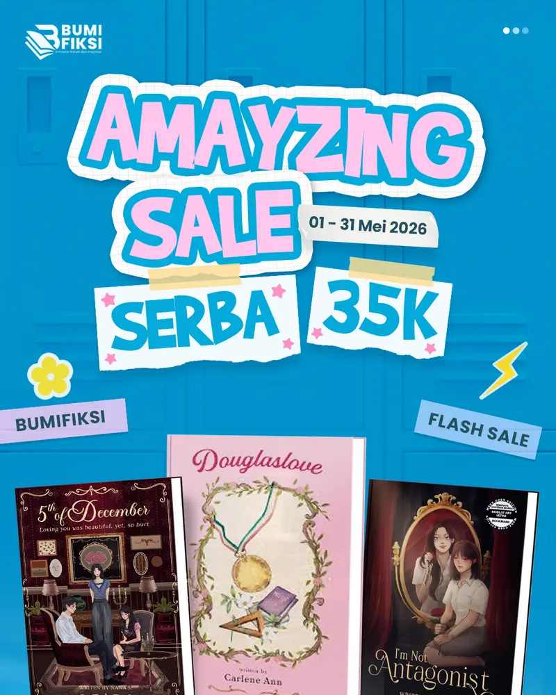 Promo Novel 35 Ribu AMAYZING SALE - Cloudbook x Rain x Bumi Fiksi X Loveable