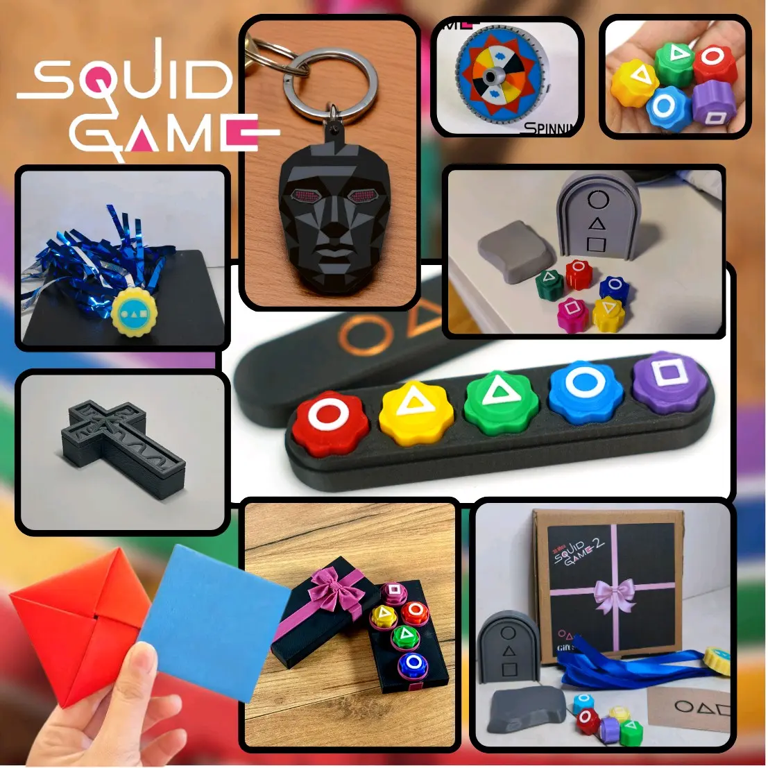 Gonggi game -squid game 2 (Dengan Pemberat!) - Buy 2 Get 1 Squid game card Free!