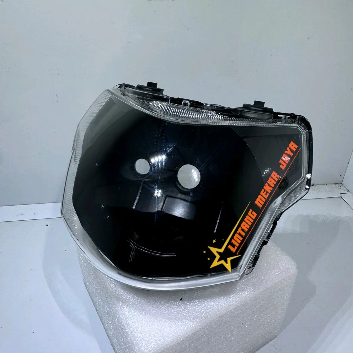 MIKA REFLEKTOR VEGA ZR SMOKE HITAM GAHAR MENTAHAN BAHAN BILED ALA Ala