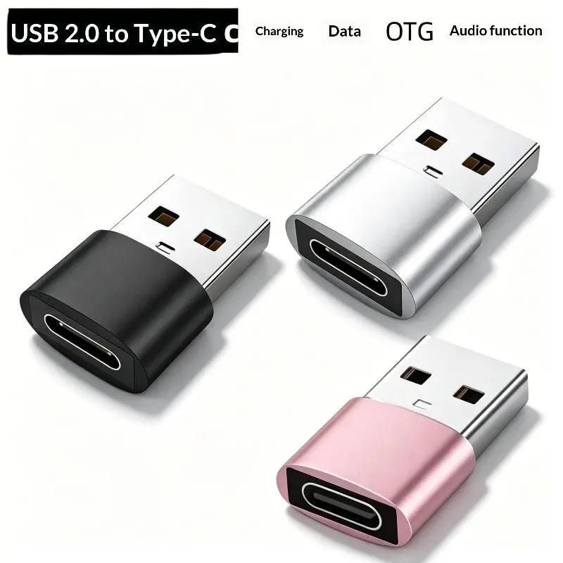 OTG USB Để Loại C Chuyển Đổi Cho Sử Dụng Hàng Ngày Tốc Độ Cao Đồng Bộ Dữ Liệu Máy Tính Xách Tay Máy Tính Điện Thoại Di Động 1 Gói