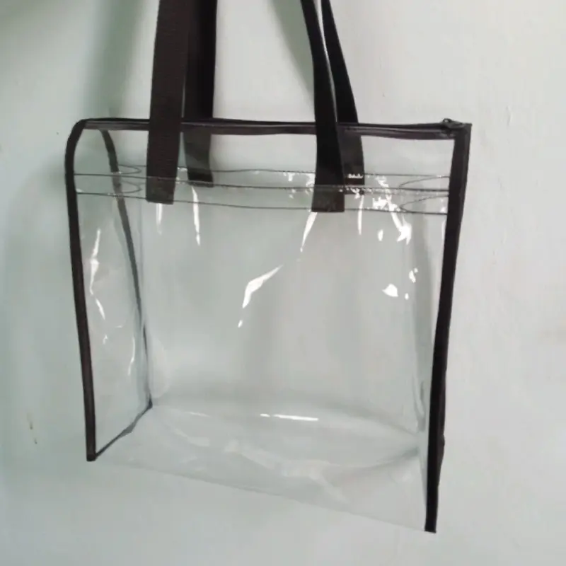 tote bag transparant tas kerja transparant Wanita 5