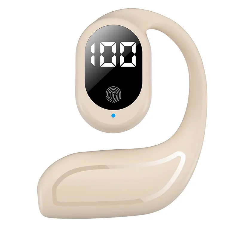 Tai Nghe Không Dây Bluetooth, FN98, Một Tai, Thiết Kế Thời Trang, Cảm Ứng, Màn Hình Kỹ Thuật Số LED 5.3, Nút Tai Giảm Tiếng Ồn, Tai Nghe Nhạc Bluetooth TWS, Thời Lượng Pin Dài 20 Giờ 5