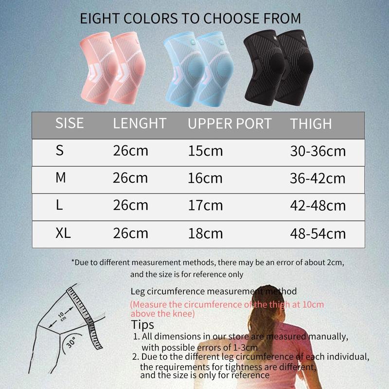 Product Introduction of Knee Supports Brace for Women, Knee Compression Sleeves for Joint Pain Relief, Arthritis,Injury Recovery, Meniscus Tear,Knee Pain, ACL, MCL,Jogging Squats, Sports 0