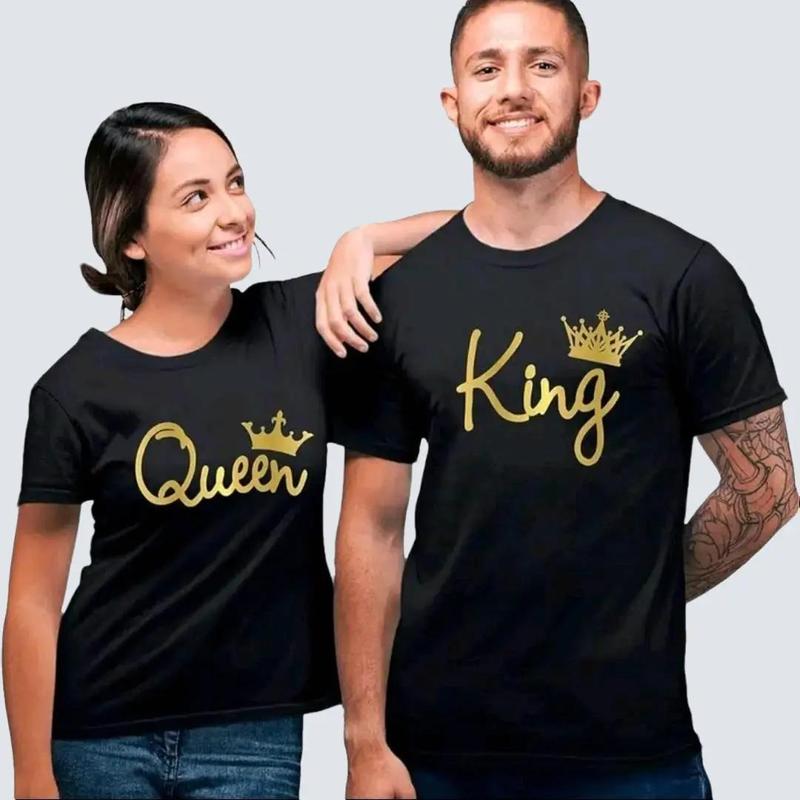 @King+@Queen {Ready Stock}T-shirt+ Long Sleeve.(Unisex) 100%cotton ...