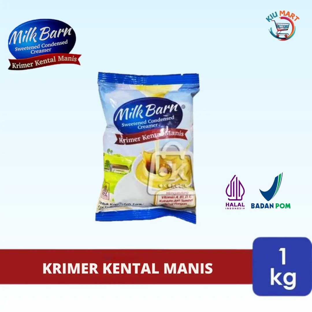 Milk barn krimer kental manis kemasan pouch 1kg