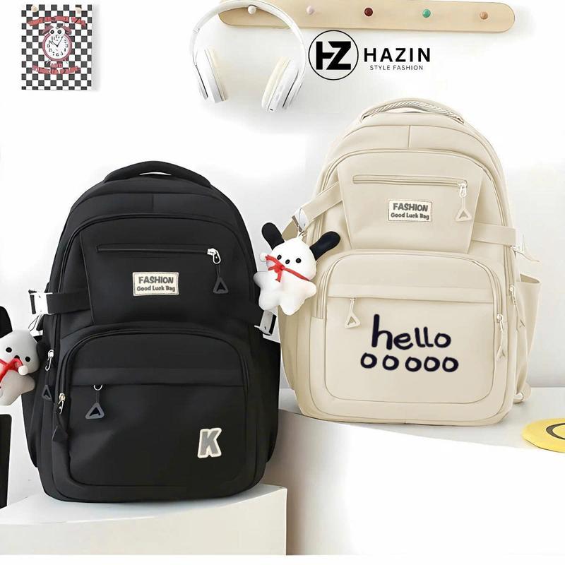 Balo thời trang đi học đựng vừa Latop 15.6 inch cặp sách dành cho nam nữ chất liệu dày dặn nhiều ngăn dáng Basic unisex HZM652