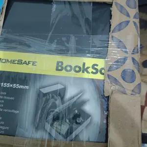 Brankas Brangkas Besi Bentuk Buku Password Kode Angka Kamus Mini Kotak Penyimpanan Perhiasan Uang Metal