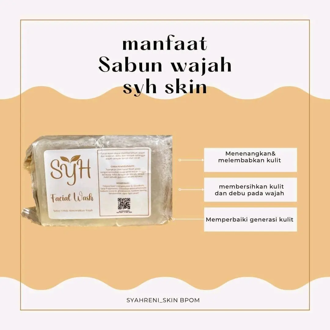 Facial wash Syahreni glowing paket lengkap