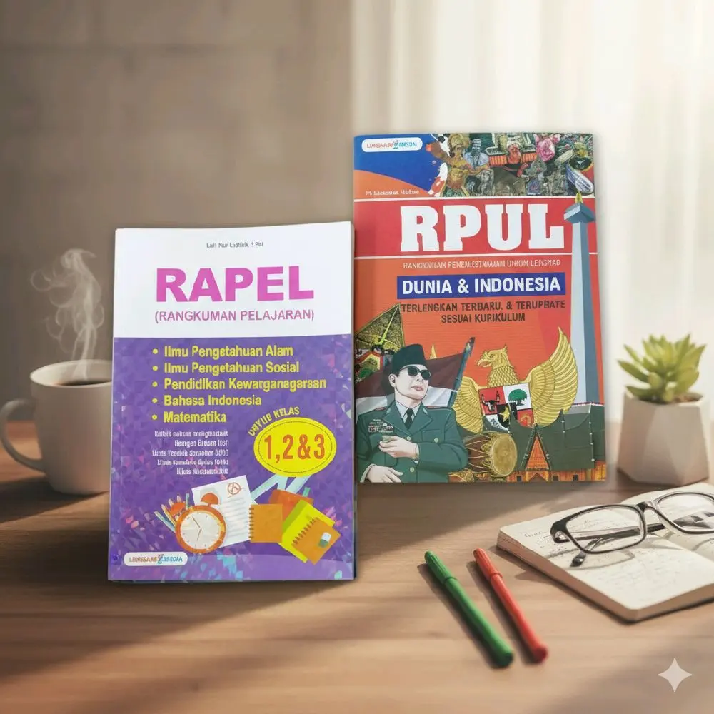paket 2 Buku RAPEL & RPUL SD SMP SMA dan umum