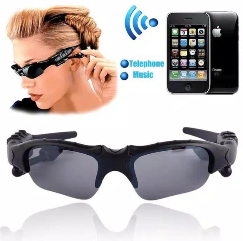 Kacamata Earphone bluetooth / Kacamata Wirelless bluetooth full music / Kacamata telepon Headphones Wireless 4