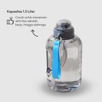 Gambar AZKO Kris Handy Botol Minum Tritan 1.5 Liter Tumbler Botol Air Tempat Minum Botol Minuman Water Bottle Tumbler Minum Tambler - Biru/Abu-abu dari AZKO ID Kota Administrasi Jakarta Pusat 2 Tokopedia