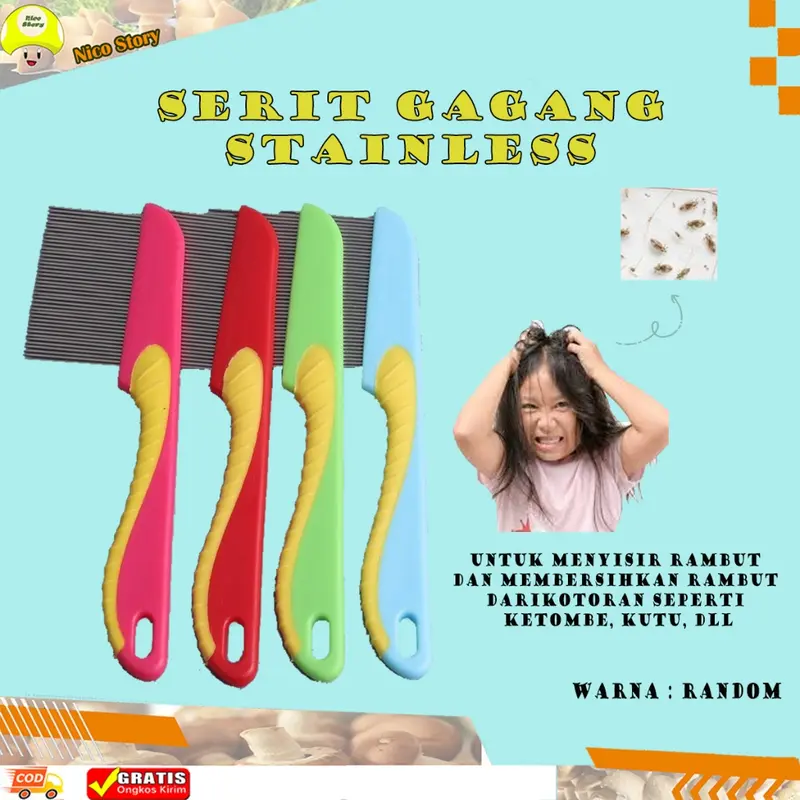 Sisir Serit Besi /  Magnet Gagang Panjang 4
