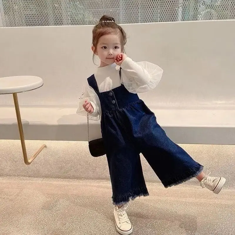 BALASCO 1-6TH OVERALL JEANS ANAK KENZIE OVERALL CELANA PANJANG RAWIS ANAK BAJU KODOK ANAK Perempuan overall jeans anak cewek import 1